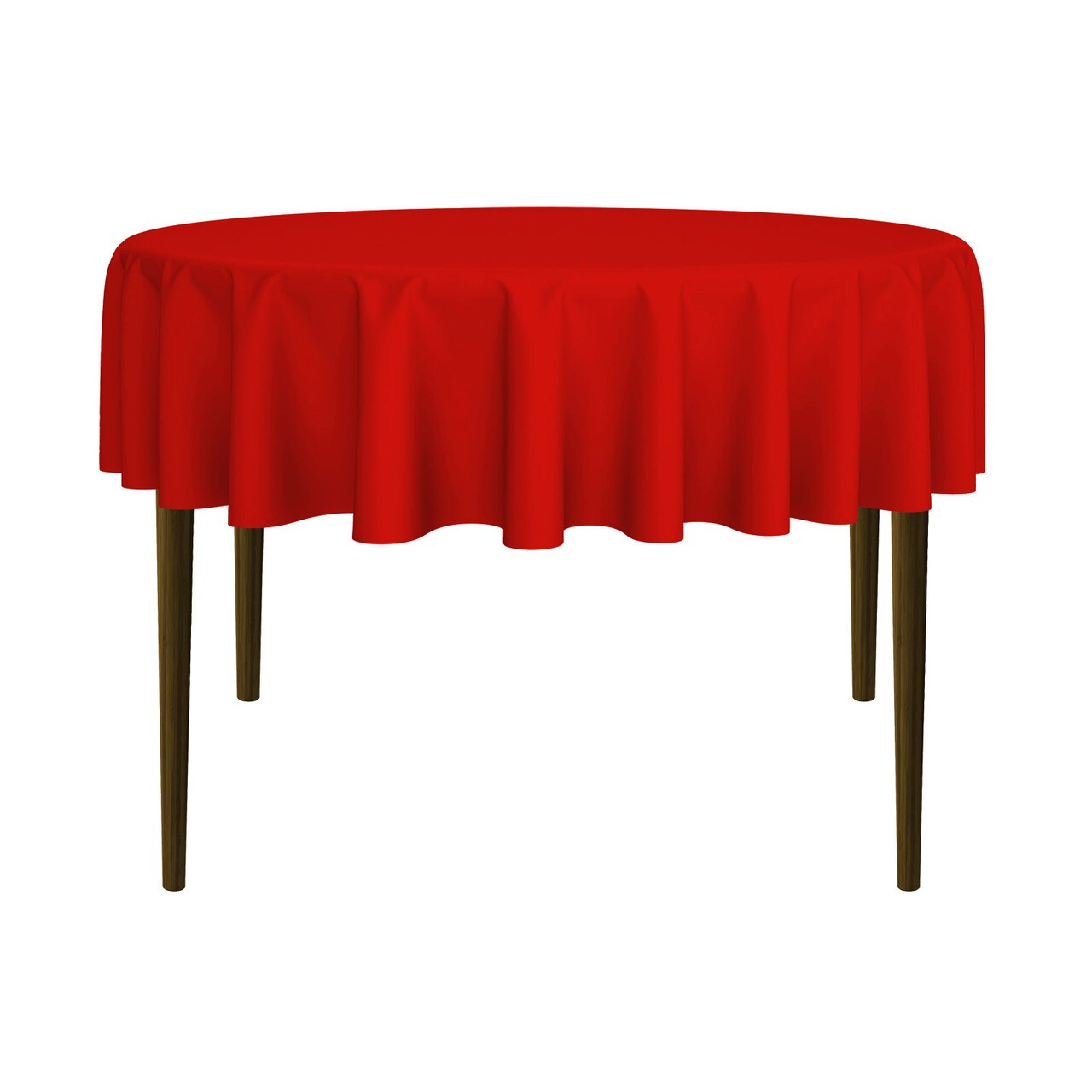 Lann's Linens - Round Premium Tablecloth for Wedding / Banquet / Restaurant - Polyester Fabric Table Cloth